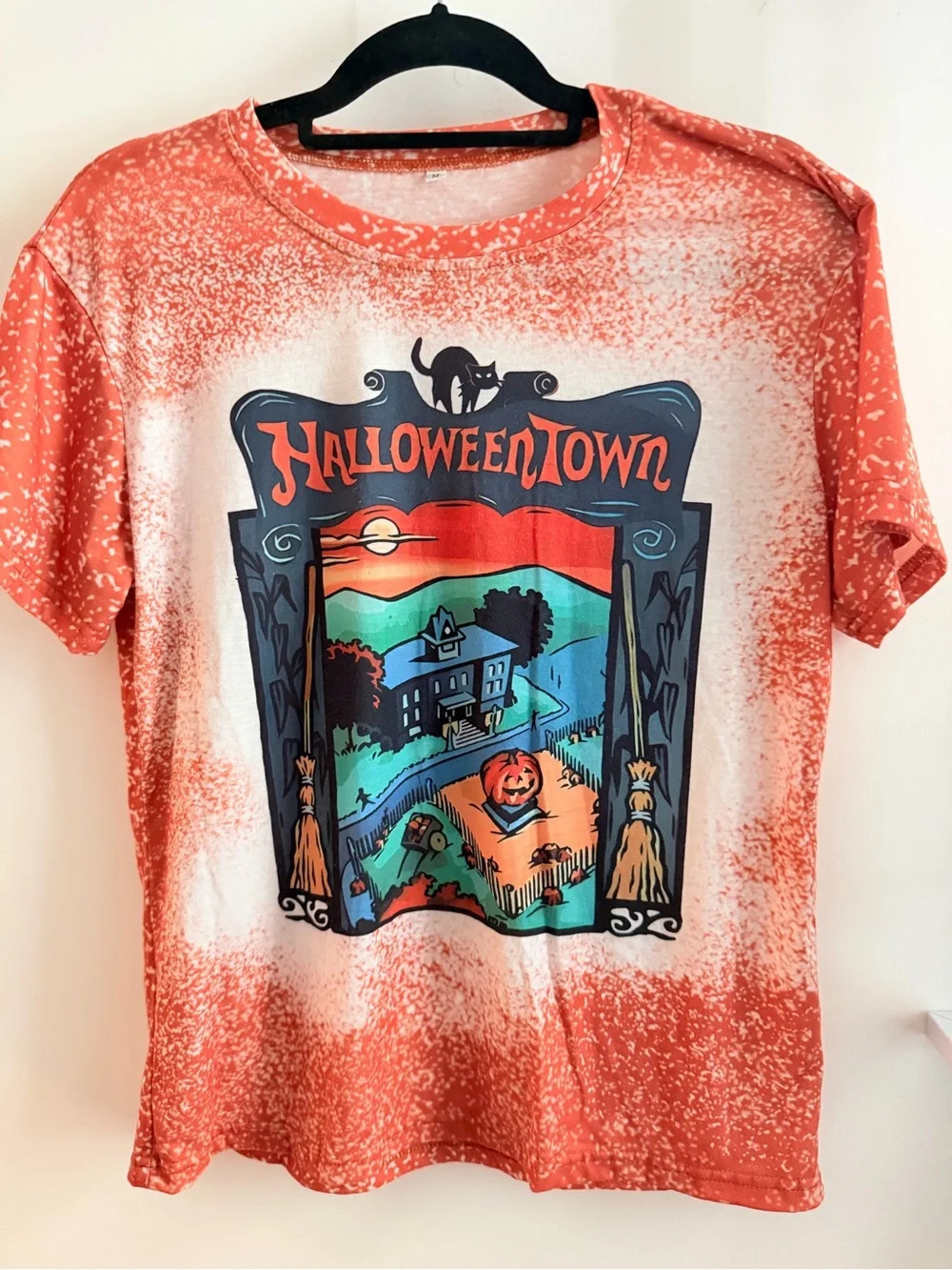 Halloween Town Kids' Orange Graphic T-Shirt Costume Top